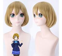 Love Live! Lovelive Koizumi Hanayo Wig Short Mixed Color Heat Resistant Synthetic Hair Cosplay Costume Wigs+ Wig Cap