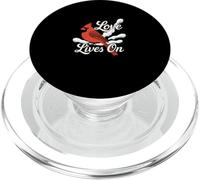 Love Lives On Cardinal Bird Enthusiast PopSockets PopGrip for MagSafe