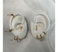 Love Local Mia Bold Hoops 5mm - 18 Karat Gold Plating, 925 Sterling Silver