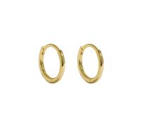 Love Local Mia Hoops 1,1cm - 18 Karat Gold Plating, 925 Sterling Silver