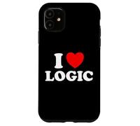 Love Logic Funny Smart Data Think Math Make Sense Coder Fan Case for iPhone 11