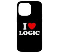 Love Logic Funny Smart Data Think Math Make Sense Coder Fan Case for iPhone 14 Pro Max