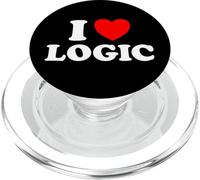 Love Logic Funny Smart Data Think Math Make Sense Coder Fan PopSockets PopGrip for MagSafe