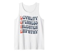 Love Loyalty Openness Validation Empathy Groovy Vintage 70s Tank Top