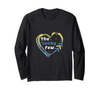 Love Lucky Few Heart 21 World Down Syndrome Awareness Day Long Sleeve T-Shirt