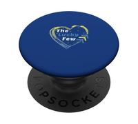 Love Lucky Few Heart 21 World Down Syndrome Awareness Day PopSockets Adhesive PopGrip