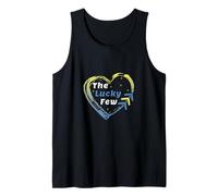Love Lucky Few Heart 21 World Down Syndrome Awareness Day Tank Top