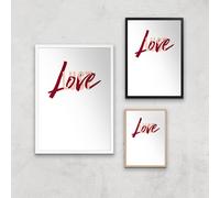 Love & Lust Art Print - A2 - White Frame