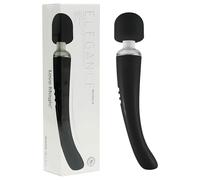Love Magic Elegance Wand - Rechargeable, Massaging Vibrator (Black)