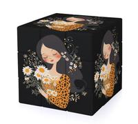 Love Mama Daisy Flower Leopard Funny 3-D Puzzles Speed Cube for Adults