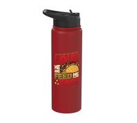 Love Me and Feed Me Taco 5 De Mayo Stainless Steel Insulated Water Bottle