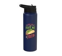 Love Me and Feed Me Taco 5 De Mayo Stainless Steel Insulated Water Bottle