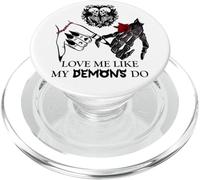 Love Me Like My Demons Do Dark Romance Merch Smutty Book PopSockets PopGrip for MagSafe