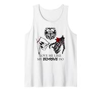 Love Me Like My Demons Do Dark Romance Merch Smutty Book Tank Top