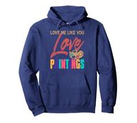 Love Me Like You Love Creative Paint Lovers Pullover Hoodie