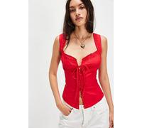 Love Me Not Tank Top at Free People in Red, Size: Medium - female