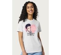 Love Me Tender Elvis Presley Lyric Relaxed Fit T-Shirt Elvisly Yours White S