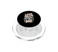 Love Means Nothing in Tennis Player Court PopSockets PopGrip for MagSafe