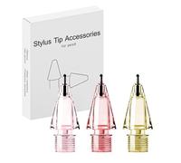 LOVE MEI Apple Pencil Pro Replacement Pencil Tips, IPencil Tips Fits Apple 2nd 1st Generation USB C and Logitech Crayon Digital Pencil, Needle Pen Tip with Case, iPad Pro