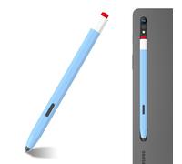LOVE MEI Classic Silicone Pencil Case Compatible with Galaxy Tab S6 lite S Pen Case Cover Sleeve Non-Slip Smooth Grip (Light Blue)