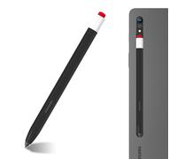 LOVE MEI Classic Silicone Pencil Case Compatible with Galaxy Tab S6 lite S Pen Case Cover Sleeve Non-Slip Smooth Grip (Black)