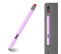 LOVE MEI Classic Silicone Pencil Case Compatible with Galaxy Tab S7/S8/S9 /S10 Series Pen Case Cover Sleeve Non-Slip Smooth Grip (Purple)