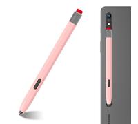 LOVE MEI Classic Silicone Pencil Case Compatible with Galaxy Tab S7/S8/S9 /S10 Series Pen Case Cover Sleeve Non-Slip Smooth Grip (Pink)