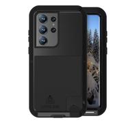LOVE MEI for Samsung Galaxy S23 Ultra Case,[Without Screen Protector] Outdoor Sports Military Heavy Duty Metal Cover Shockproof Dustproof Full Body Protective Case for Galaxy S23 Ultra (Black)