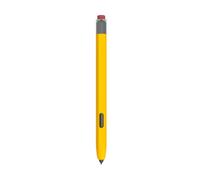 LOVE MEI for Samsung Galaxy Tab S7/S7 FE/S8/S8 Ultra/S9/S9 Plus/S9 FE/S10/S10+/S10 Ultra S Pen Sleeve Case, Non-Slip Smooth Grip Classic Silicone Sleeve Protective Skin Case (Yellow)