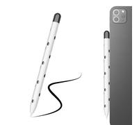 LOVE MEI Polka Dot Silicone Case Compatible with Apple Pencil 1st Generation, Soft Anti-Slip Protective Sleeve Cover for iPencil 1 Gen, Cute Pink Dots Stylus Pen Skin Grip Holder Accessories (Black)