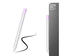 LOVE MEI Polka Dot Silicone Case Compatible with Apple Pencil 2nd Generation, Soft Anti-Slip Protective Sleeve Cover for iPencil 2 Gen, Cute Pink Dots Stylus Pen Skin Grip Holder Accessories (Purple)