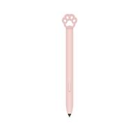 LOVE MEI Samsung Galaxy Tab S6 Lite Pen Sleeve Case, Cute Paw Design Silicone Sleeve Skin Cover Case Non-Slip Smooth Grip Compatible with Samsung Galaxy Tab S6 Lite S Pen (Pink)