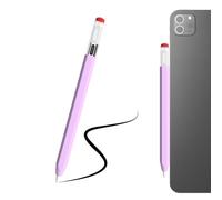 LOVE MEI Silicone Case for Apple Pencil USB-C Protective Sleeve Cover, No Need to Remove While Charging, Anti-Slip Shockproof Soft Silicone Holder for Apple Pencil USB-C (Purple)