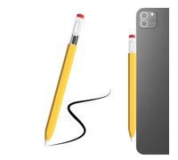 LOVE MEI Silicone Case for Apple Pencil USB-C Protective Sleeve Cover, No Need to Remove While Charging, Anti-Slip Shockproof Soft Silicone Holder for Apple Pencil USB-C (Yellow)