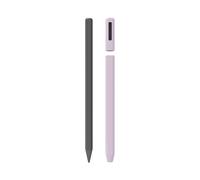 LOVE MEI Silicone Pencil Case Compatible with Samsung Galaxy Tab S11, S11 Ultra, Protective Sleeve with Non-Slip Grip, Hard Case Cover (Purple)