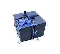 Love Memory Photo Box - Handmade Surprise Gift Wrapping for Party Planners, Creative Scrapbook with 5 Layer, Storage Keepsake for Anniversaries, Wedding, Holiday, Graduation, 12.6x8.66in