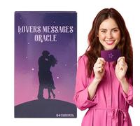 Love Messages Oracle Card, Tabletop Deck, 4.13x2.44 Inches Portable Set Design, Life Guidance Cards, Insightful Tarot Tools for Relationships, Spiritual Accessories for Questions & Personal Clarity