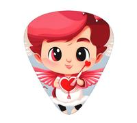 Love Messenger Guitar Plectrum Set Of 12, Including 3 Thicknesses Of Plectrums For Acoustic Guitars, &Ukuleles And More.