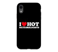 Love Meteorology Funny Cute Date Weather Man Forecaster Fan Case for iPhone XR