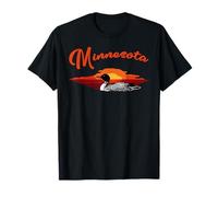 Love Minnesota Loon Sunset on Lake T-Shirt