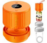 LOVE MOMENT Electric Mason Jar Vacuum Sealer Kit for Wide Mouth and Regular Mouth Mason Jar - Orange