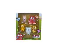 Love Monster and Fluffytown Friends Figurine Set