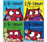Love Monster Series Collection 4 Books Set By Rachel Bright