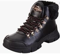 Love Moschino ankle boots/sneakers shearling size 40 - leather, running bit big