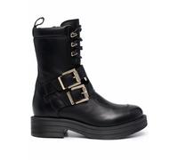 Love Moschino buckle-fastening combat boots - Black 36-37-38-39-40-41