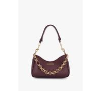 LOVE MOSCHINO Chain Logo Vino Leather Shoulder Bag Size: One Size, Col