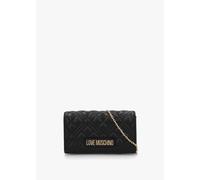 LOVE MOSCHINO Diamond Quilt Flapover II Nero Cross-Body Bag Size: One