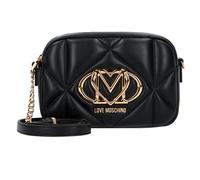 Love Moschino Embossed Shoulder bag 21 cm black