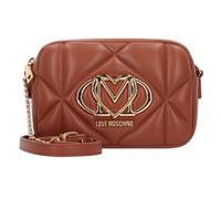 Love Moschino Embossed Shoulder bag 21 cm brown