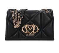 Love Moschino Embossed Shoulder Bag 28 cm black